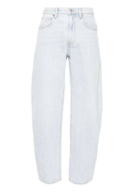 Light blue high-rise tapered jeans Alexander Wang - women ALEXANDER WANG | 4DC3244410453